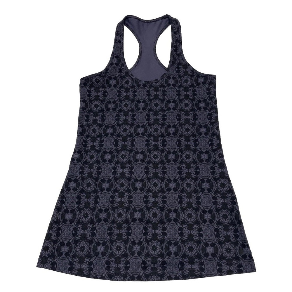 Lululemon Cool Racerback Mini Prisma Nightfall Black Grape Chest 30" Women's 6
